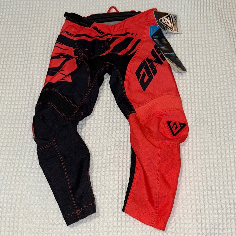 A18 SYNCRON PANT RED-BLACK RACING PANT Y22 NWT